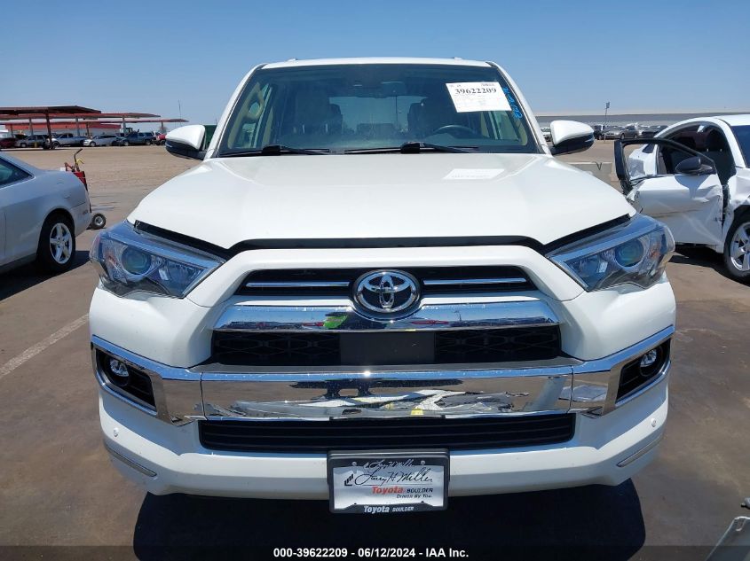 2021 Toyota 4Runner Limited VIN: JTEKU5JR7M5899726 Lot: 39622209