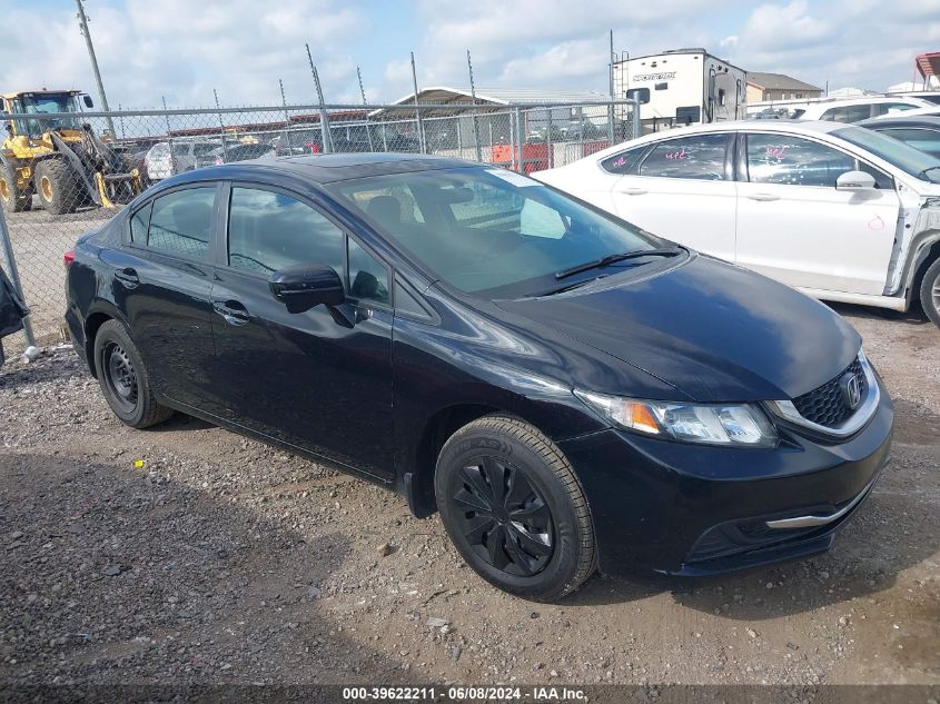 2014 Honda Civic Ex-L VIN: 2HGFB2F90EH515607 Lot: 39622211