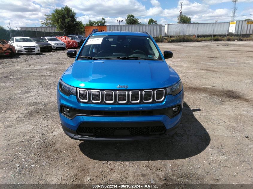 2022 Jeep Compass Latitude 4X4 VIN: 3C4NJDBB1NT154512 Lot: 39622214