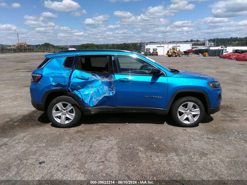 2022 Jeep Compass Latitude 4X4 VIN: 3C4NJDBB1NT154512 Lot: 39622214