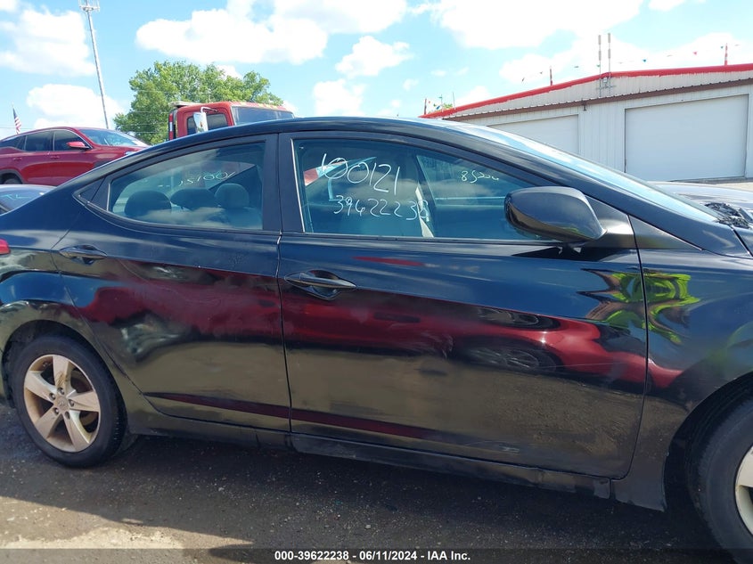 2012 Hyundai Elantra Gls VIN: 5NPDH4AE2CH100121 Lot: 39622238