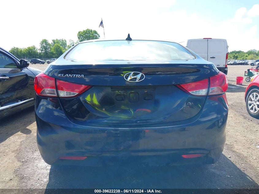 2012 Hyundai Elantra Gls VIN: 5NPDH4AE2CH100121 Lot: 39622238