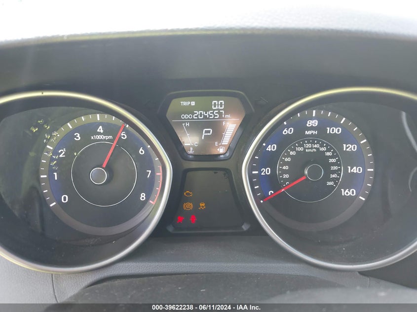 2012 Hyundai Elantra Gls VIN: 5NPDH4AE2CH100121 Lot: 39622238