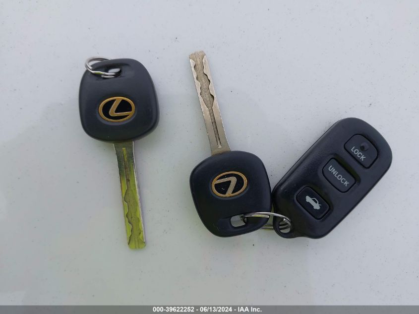 1998 Lexus Es 300 VIN: JT8BF28GXW5040939 Lot: 39622252