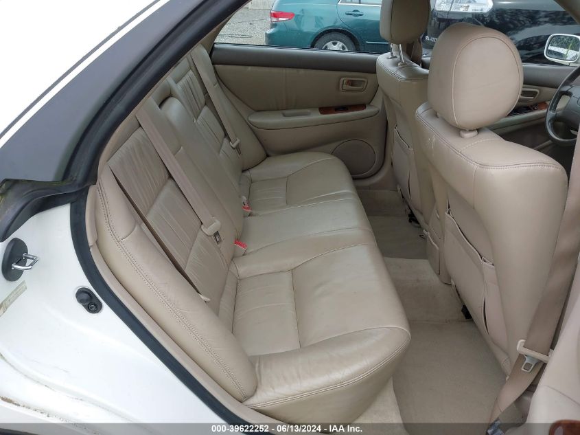 1998 Lexus Es 300 VIN: JT8BF28GXW5040939 Lot: 39622252