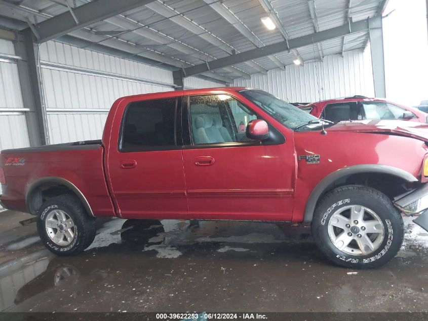 2002 Ford F-150 Lariat/Xlt VIN: 1FTRW08L82KD77154 Lot: 39622253