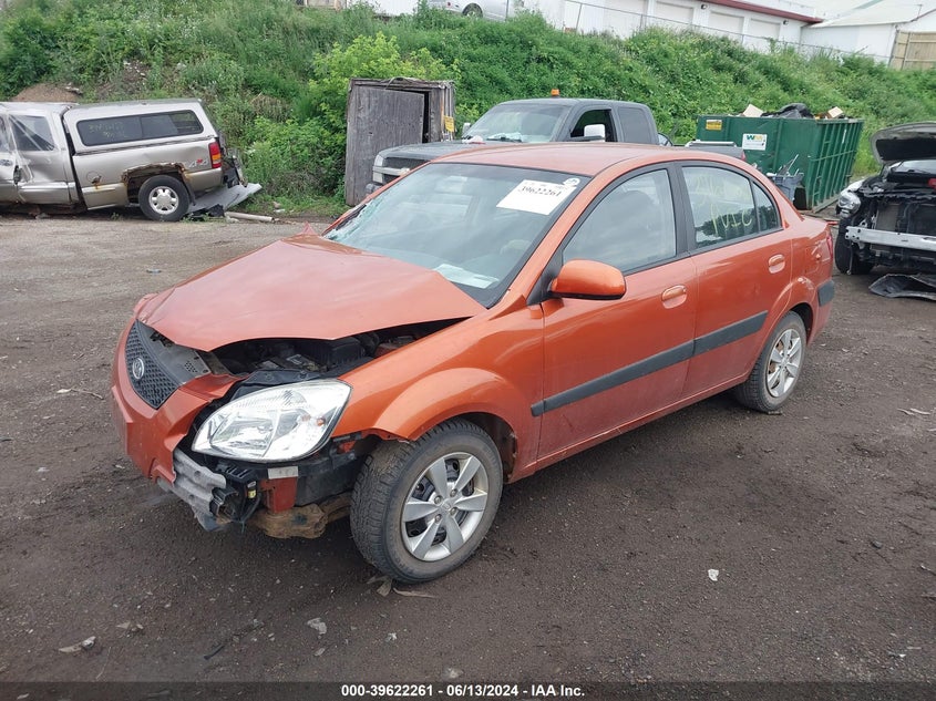 2009 Kia Rio Lx VIN: KNADE223X96514547 Lot: 39622261