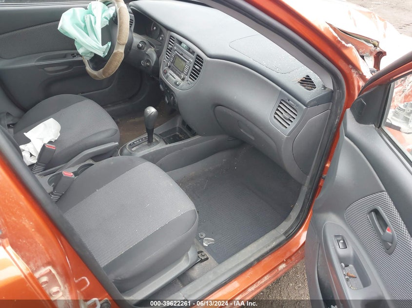 2009 Kia Rio Lx VIN: KNADE223X96514547 Lot: 39622261