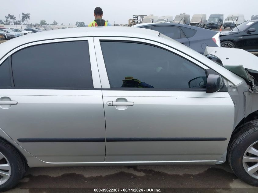 2003 Toyota Corolla Ce VIN: JTDBR32E830034992 Lot: 39622307