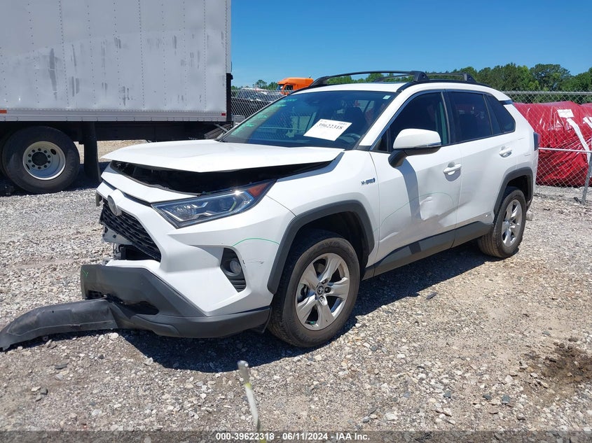 2020 TOYOTA RAV4 XLE HYBRID - 4T3RWRFV2LU001972