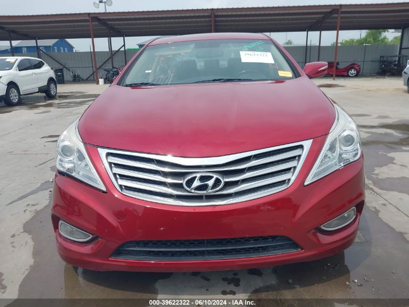 2012 Hyundai Azera VIN: KMHFG4JG7CA167698 Lot: 39622322