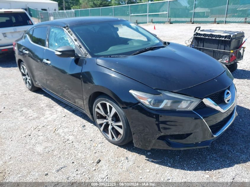 2017 Nissan Maxima S VIN: 1N4AA6AP2HC445484 Lot: 39622325