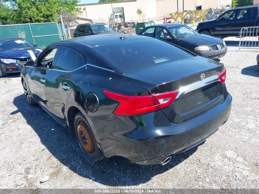 2017 Nissan Maxima S VIN: 1N4AA6AP2HC445484 Lot: 39622325