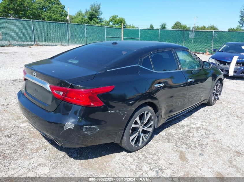 2017 Nissan Maxima S VIN: 1N4AA6AP2HC445484 Lot: 39622325