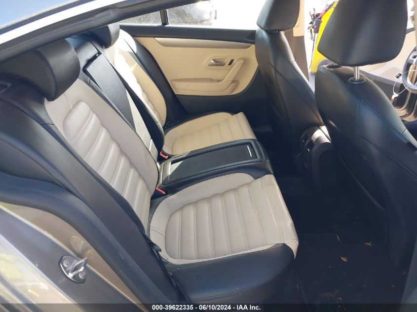 2010 Volkswagen Cc Sport VIN: WVWML7AN7AE502729 Lot: 39622335