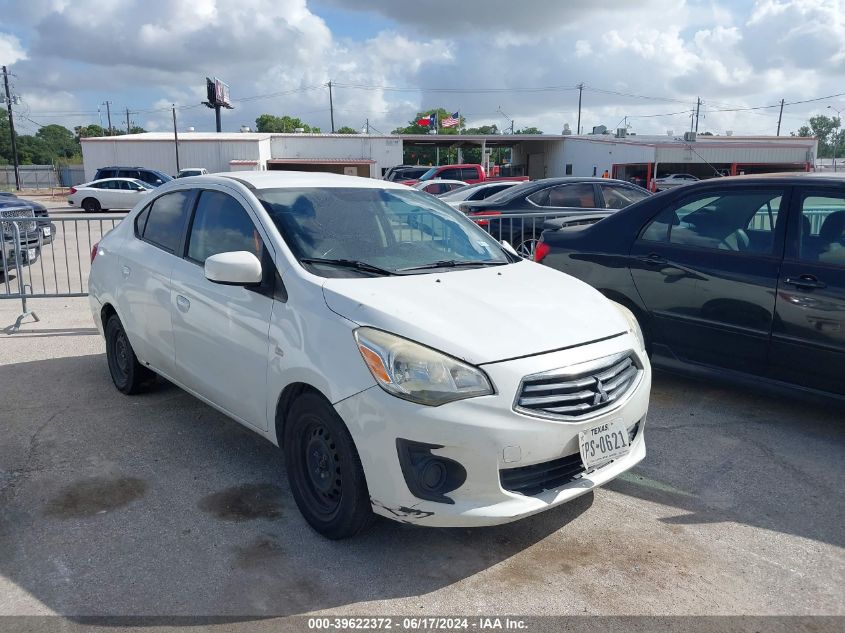 2017 Mitsubishi Mirage G4 Es VIN: ML32F3FJ7HH000523 Lot: 39622372