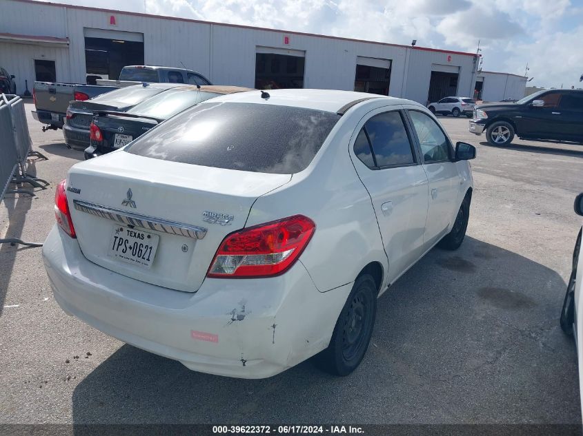 2017 Mitsubishi Mirage G4 Es VIN: ML32F3FJ7HH000523 Lot: 39622372