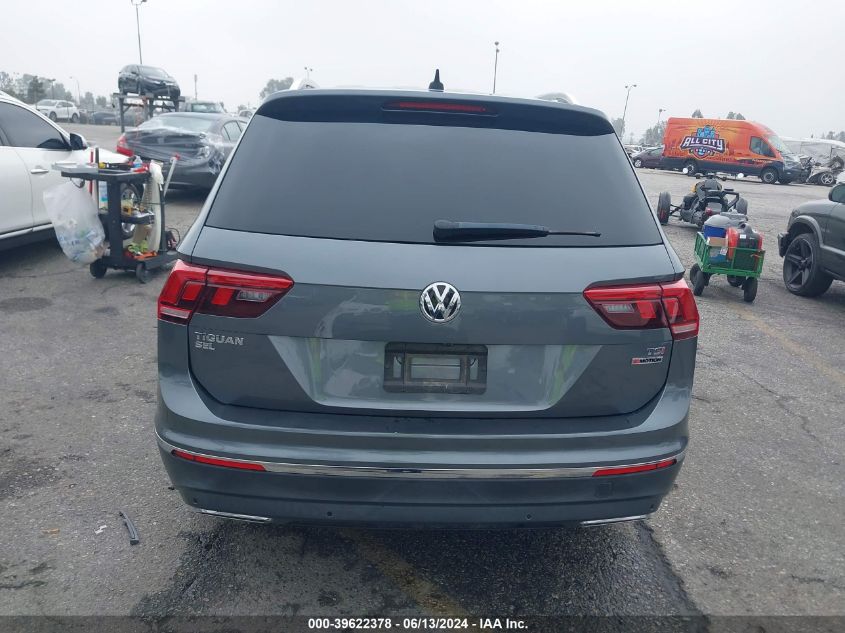 2018 Volkswagen Tiguan 2.0T Sel Premium VIN: 3VV4B7AX4JM155165 Lot: 39622378