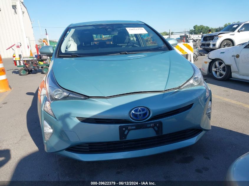 2016 Toyota Prius Three Touring VIN: JTDKARFU3G3018215 Lot: 39622379