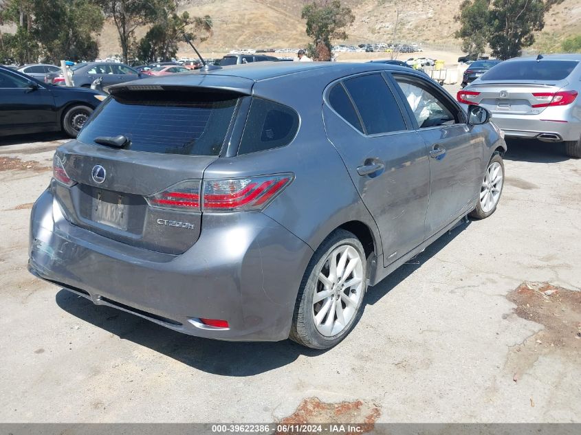 2012 Lexus Ct 200 VIN: JTHKD5BH9C2121940 Lot: 39622386