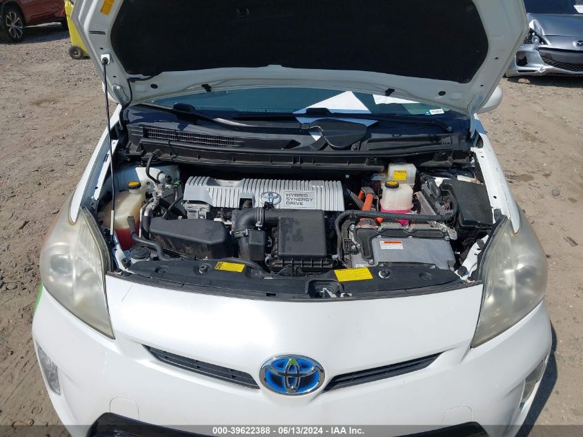 2012 Toyota Prius Two VIN: JTDKN3DU9C1502447 Lot: 39622388