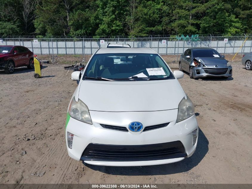 2012 Toyota Prius Two VIN: JTDKN3DU9C1502447 Lot: 39622388