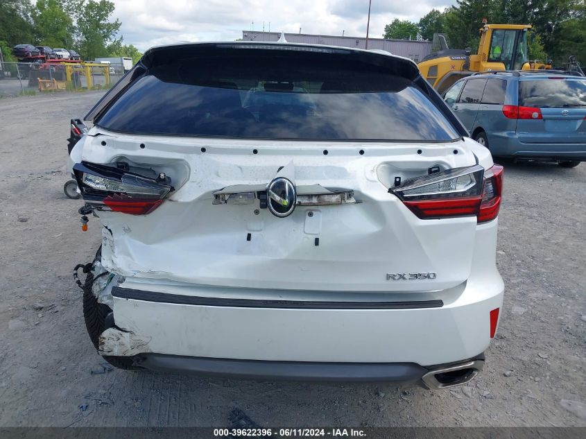 2016 Lexus Rx 350 VIN: 2T2BZMCA0GC001123 Lot: 39622396