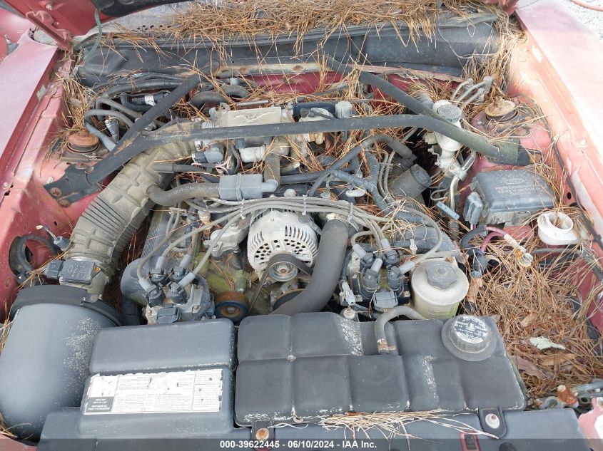 1996 Ford Mustang Gt VIN: 1FALP42X2TF220466 Lot: 39622445