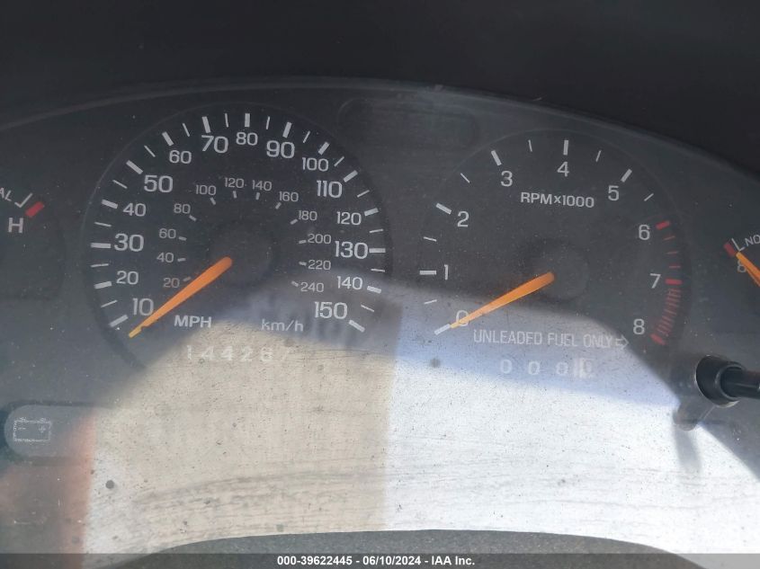 1996 Ford Mustang Gt VIN: 1FALP42X2TF220466 Lot: 39622445