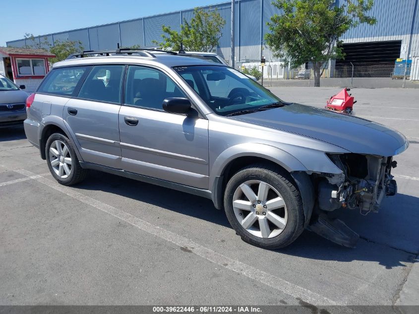 2009 Subaru Outback 2.5I VIN: 4S4BP61C997320319 Lot: 39622446