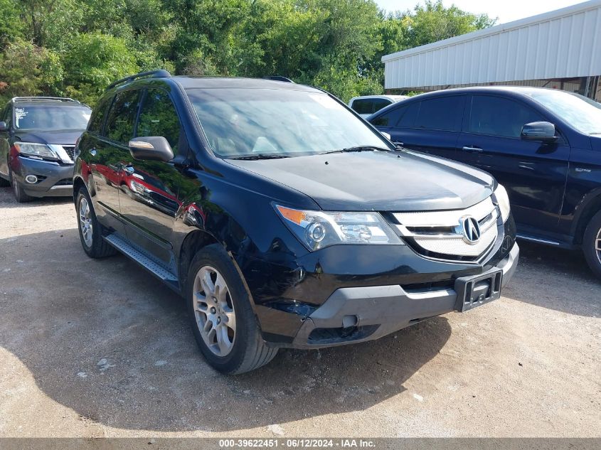 2009 Acura Mdx VIN: 2HNYD28289H500595 Lot: 39622451