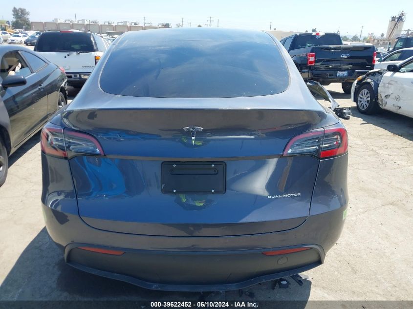 2023 Tesla Model Y Awd/Long Range Dual Motor All-Wheel Drive VIN: 7SAYGDEE7PA157112 Lot: 39622452