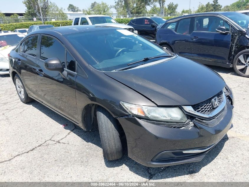 2013 Honda Civic Lx VIN: 2HGFB2F50DH552328 Lot: 39622464