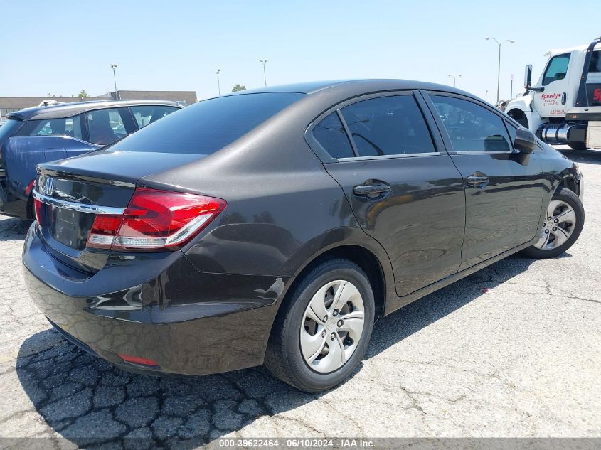 2013 Honda Civic Lx VIN: 2HGFB2F50DH552328 Lot: 39622464