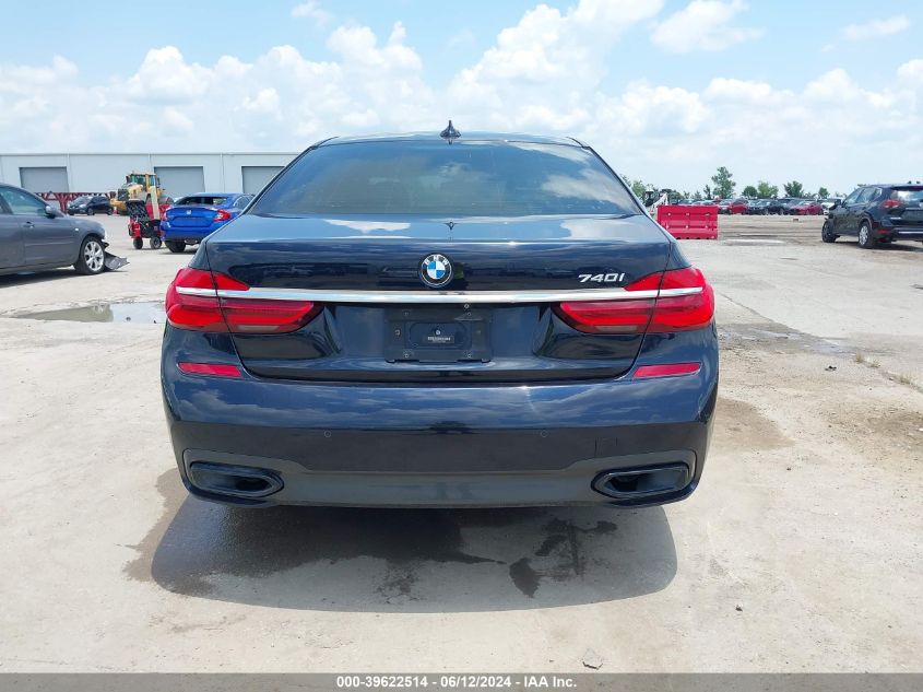 2018 BMW 740I VIN: WBA7E2C54JG742667 Lot: 39622514