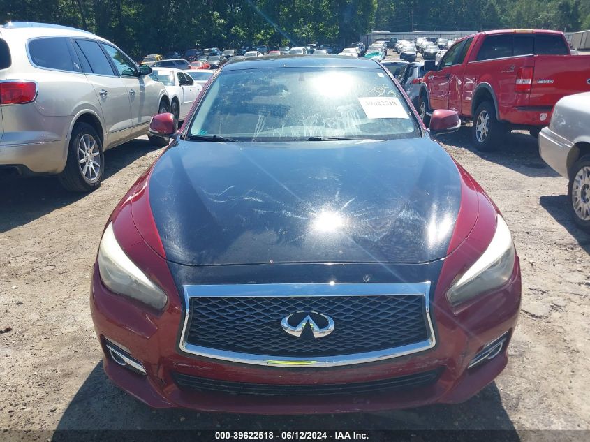 2014 Infiniti Q50 Premium VIN: JN1BV7AP4EM688893 Lot: 39622518