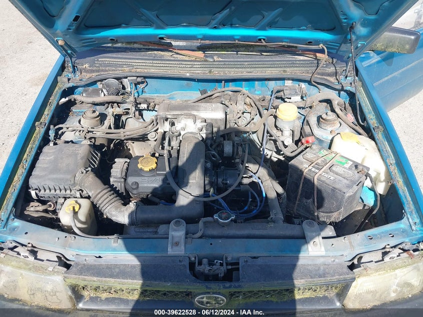 1994 Subaru Justy Dl VIN: JF1KA7227RB700103 Lot: 39622528