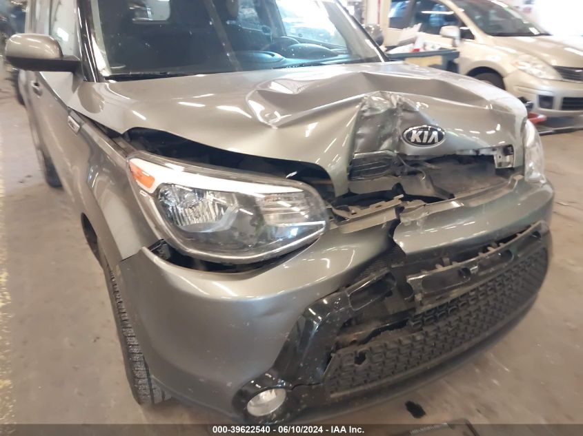 2016 Kia Soul + VIN: KNDJP3A50G7261688 Lot: 39622540