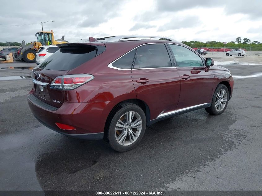 2015 Lexus Rx 350 VIN: 2T2ZK1BA2FC187961 Lot: 39622611