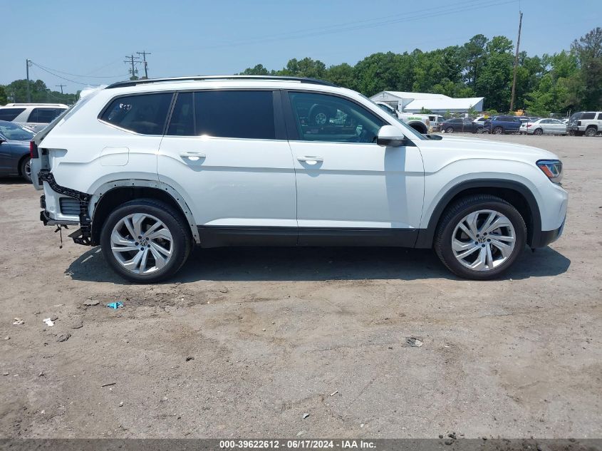 2021 Volkswagen Atlas 3.6L V6 Se W/Technology VIN: 1V2HR2CAXMC549183 Lot: 39622612