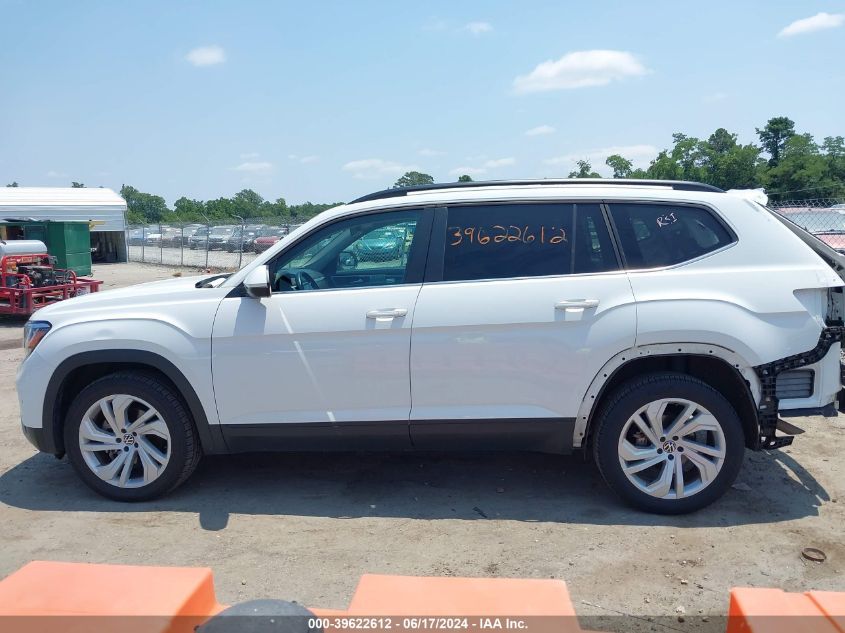 2021 Volkswagen Atlas 3.6L V6 Se W/Technology VIN: 1V2HR2CAXMC549183 Lot: 39622612