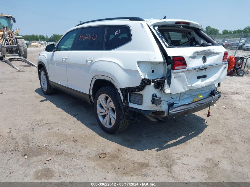 VIN 1V2HR2CAXMC549183 2021 Volkswagen Atlas, 3.6L V... no.3