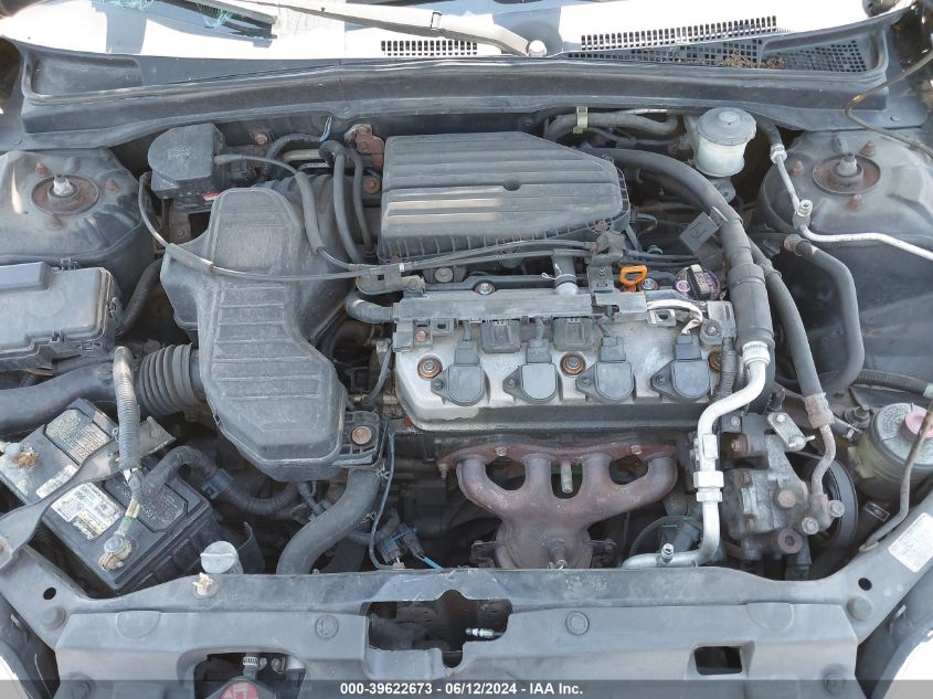 2003 Honda Civic Lx VIN: 1HGES16623L023785 Lot: 39622673