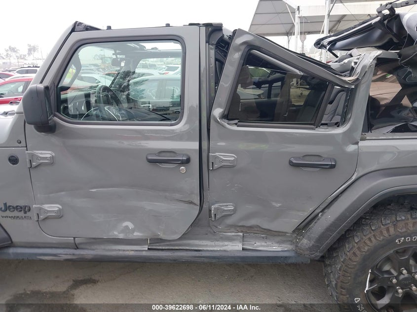 2021 JEEP WRANGLER UNLIMITED SPORT - 1C4HJXDN9MW739885