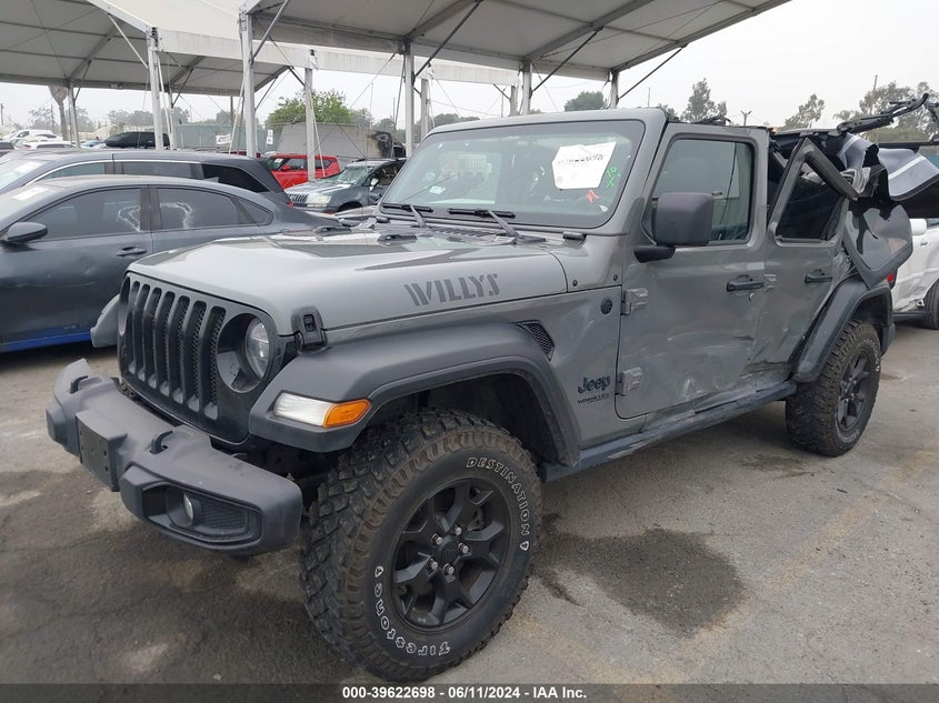 2021 JEEP WRANGLER UNLIMITED SPORT - 1C4HJXDN9MW739885
