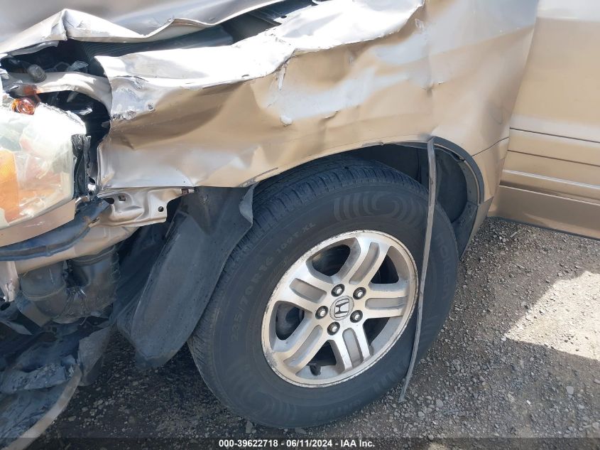 2003 Honda Pilot Ex-L VIN: 2HKYF18523H586389 Lot: 39622718