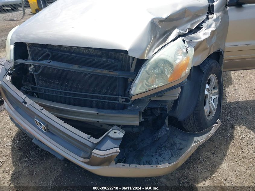 2003 Honda Pilot Ex-L VIN: 2HKYF18523H586389 Lot: 39622718