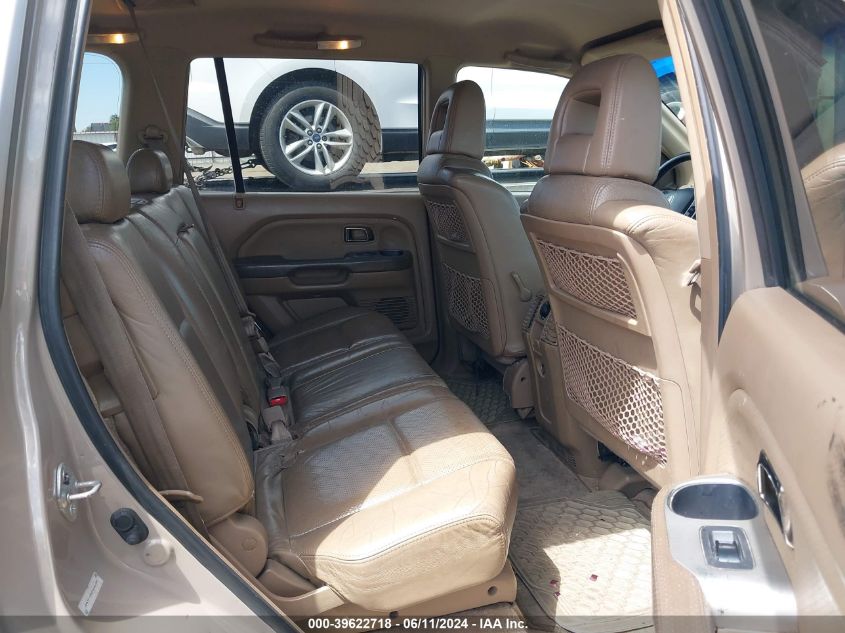 2003 Honda Pilot Ex-L VIN: 2HKYF18523H586389 Lot: 39622718