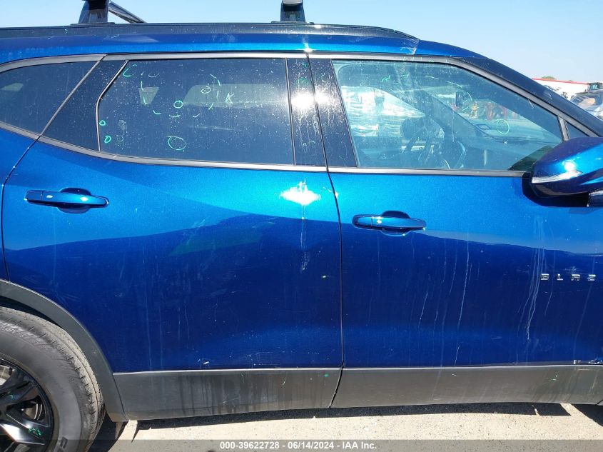 2022 Chevrolet Blazer Fwd 3Lt VIN: 3GNKBDR41NS138542 Lot: 39622728