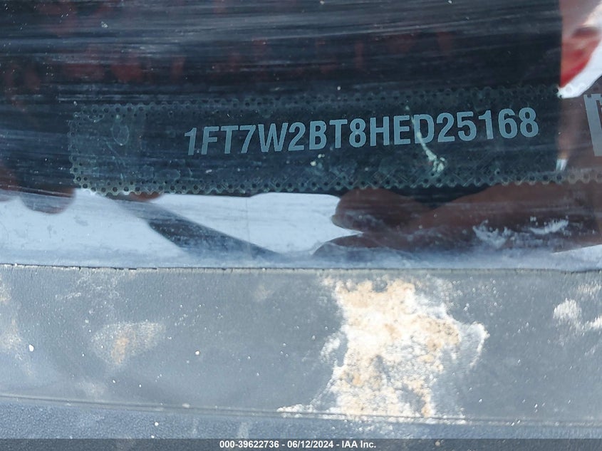 2017 Ford F-250 Platinum VIN: 1FT7W2BT8HED25168 Lot: 39622736